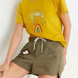 NWT the art of Anthropologie Jamel by Jamel short-sleeve sweatshirt